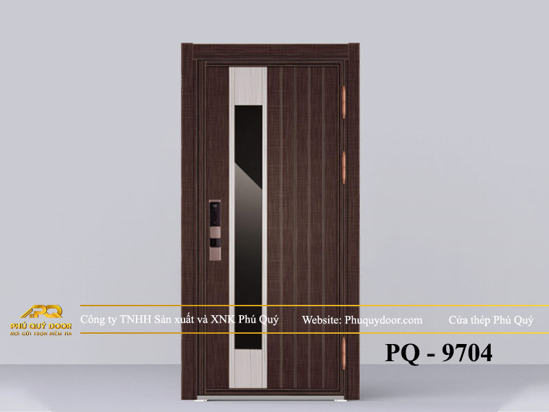 mẫu cửa 1 cánh PQ-9704 cửa thép Phú Quý
