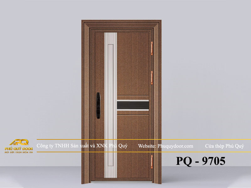 mẫu cửa thép 1 cánh PQ-9705 cửa thép chống cháy