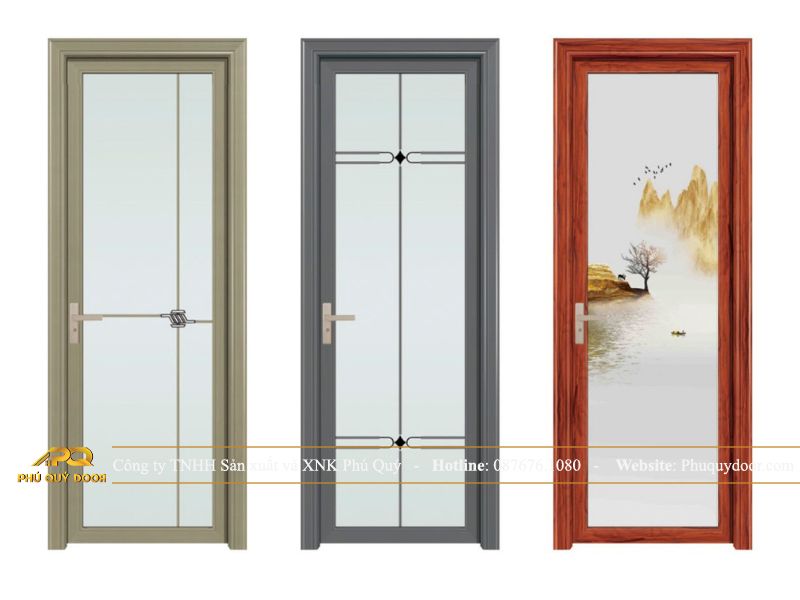 báo giá cửa nhôm kính phòng tắm mới nhất phú quý door