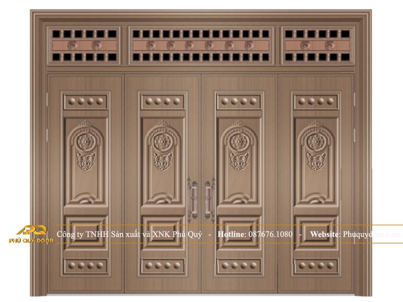 báo giá cửa thép 4 cánh đều đẹp