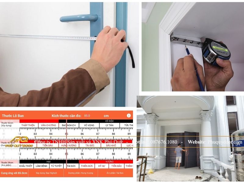 kích thước cửa chính chuẩn phong thủy mang may mắn tài lộc