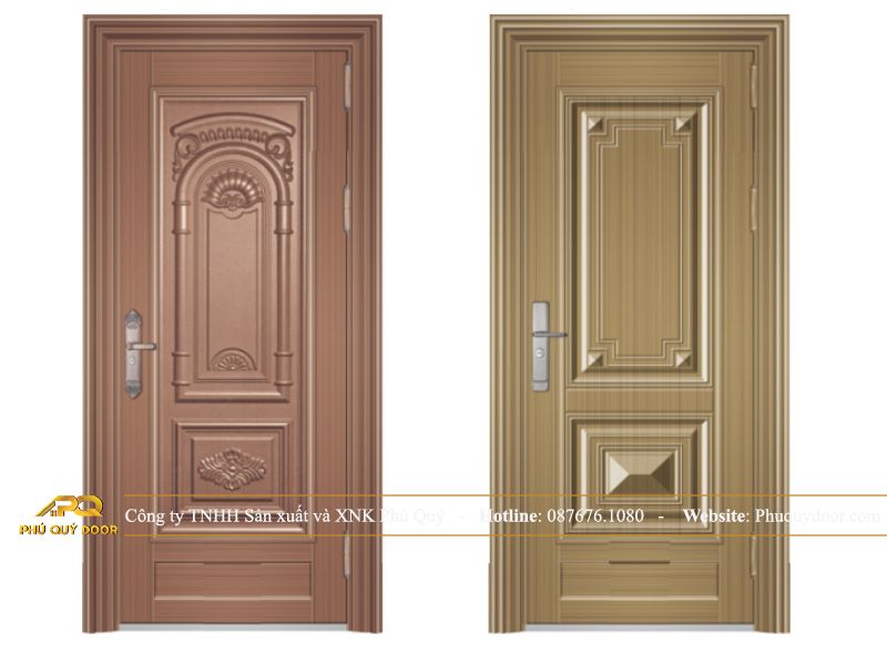 mẫu cửa 1 cánh nhà phố nhà chung cư