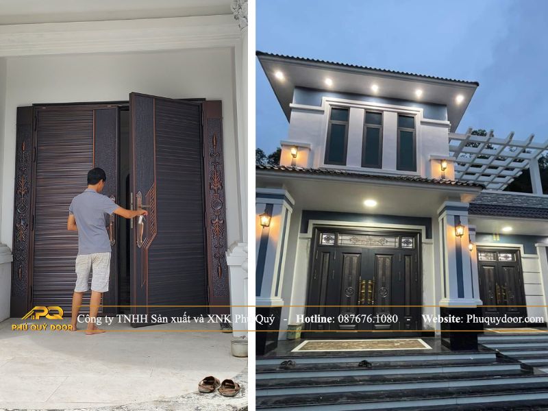 Nên làm nhà 2 cửa chính không? Thiết kế 2 cửa hợp phong thủy