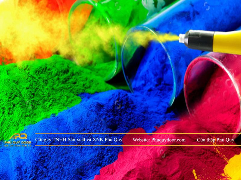 các bước sơn tĩnh điện cho cửa thép