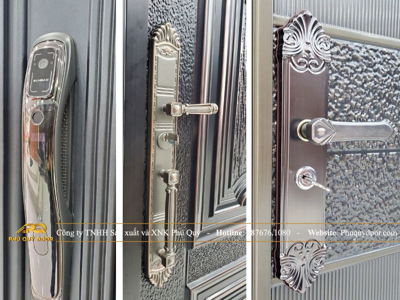 các mẫu khóa cửa thép tân cổ điển