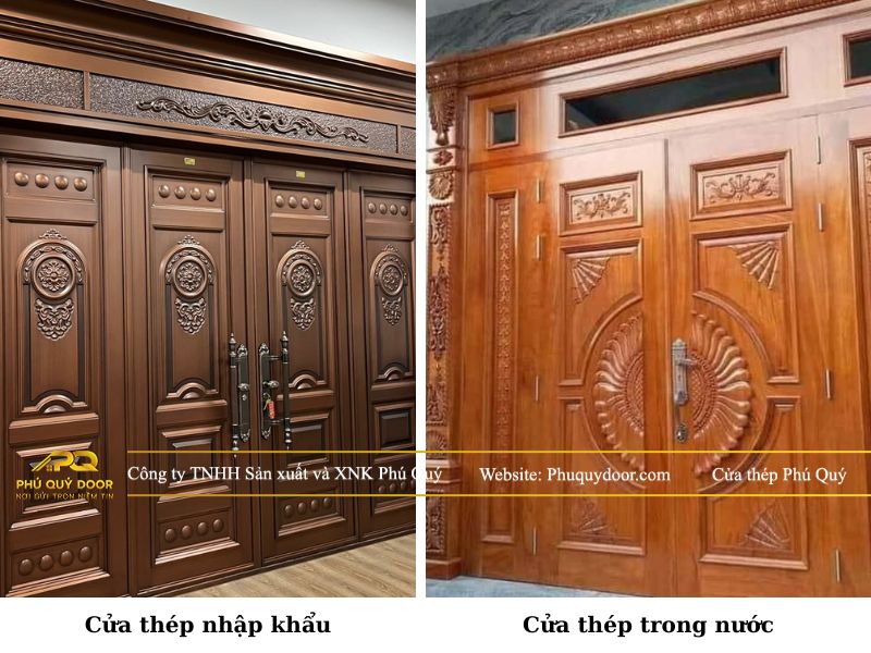 Thông số kỹ thuật cửa thép chống cháy và cửa thép thường
